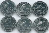Монеты Бурунди Птицы