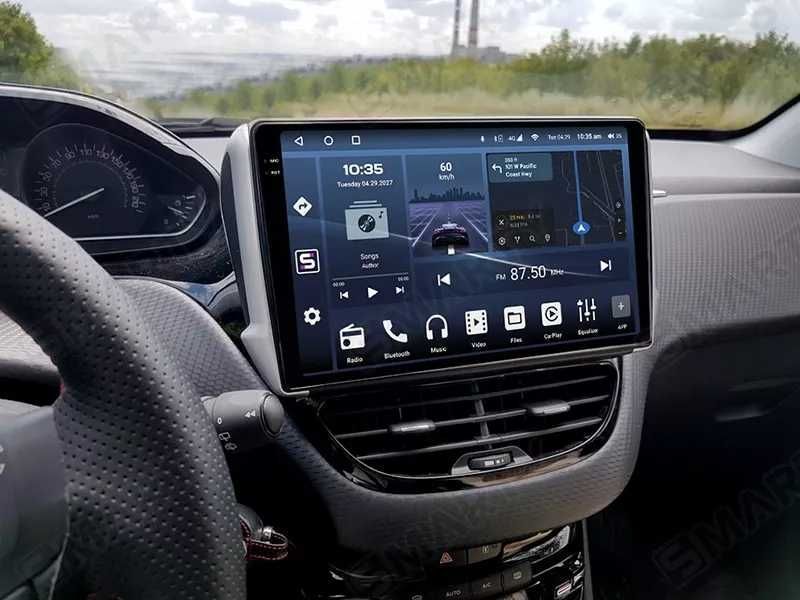 Navigatie cu Android Peugeot 208 2008 - Wifi Bluetooth Carplay 1-8GB