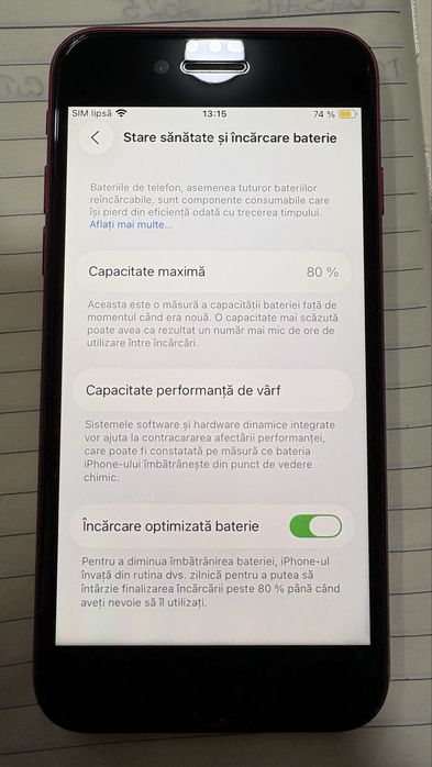 Iphone SE 2020 128 GB Red IOS 26