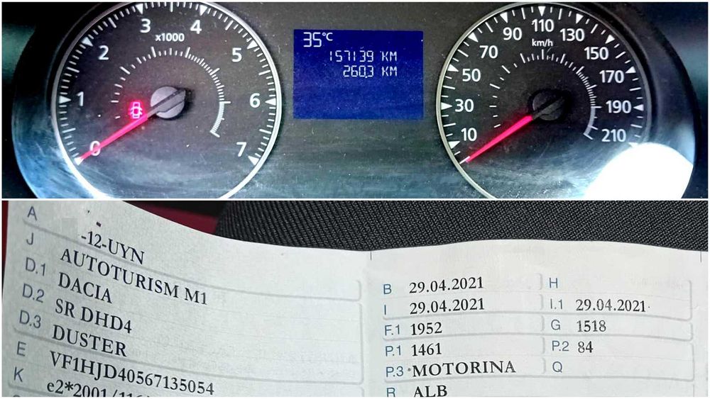 Duster 4x4 diesel 2021.