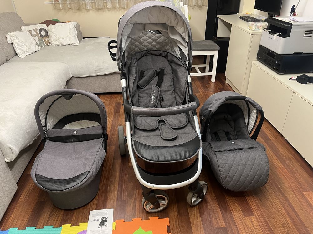CANGAROO Комбинирана количка 3в1 NOBLE ALL IN ONE +Подарък