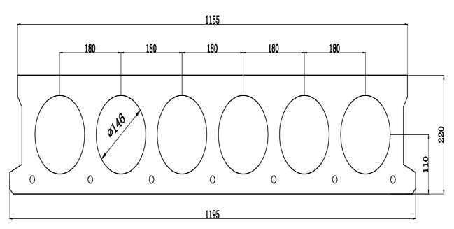 Пустотный плиты на заказь