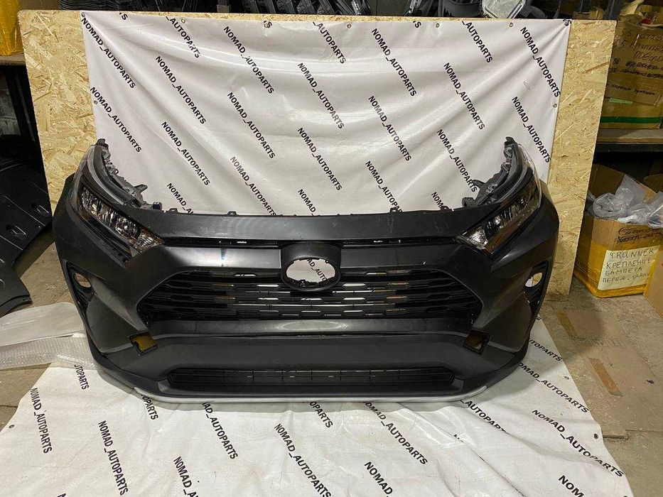 Бампер в сборе Рав4/Rav4 Решетка/фара/Ноускат/крыло/Морда на Рав4