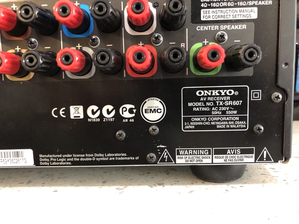 Onkyo TX-SR607 resiver