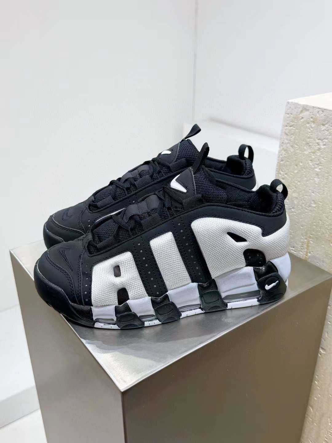 Нови мъжки маратонки Nike Air More Uptempo Low Black/Photon Dust