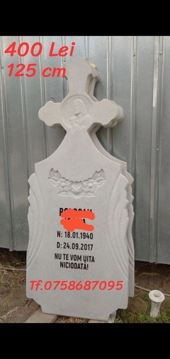 Cruci,monumente funerare din ciment