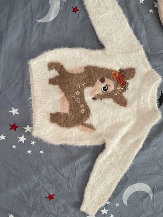 Pulover pufos copii C&A marimea 92