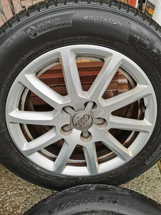 Jante roti 225 55 16 iarna Michelin M+S Audi B8.5 B8