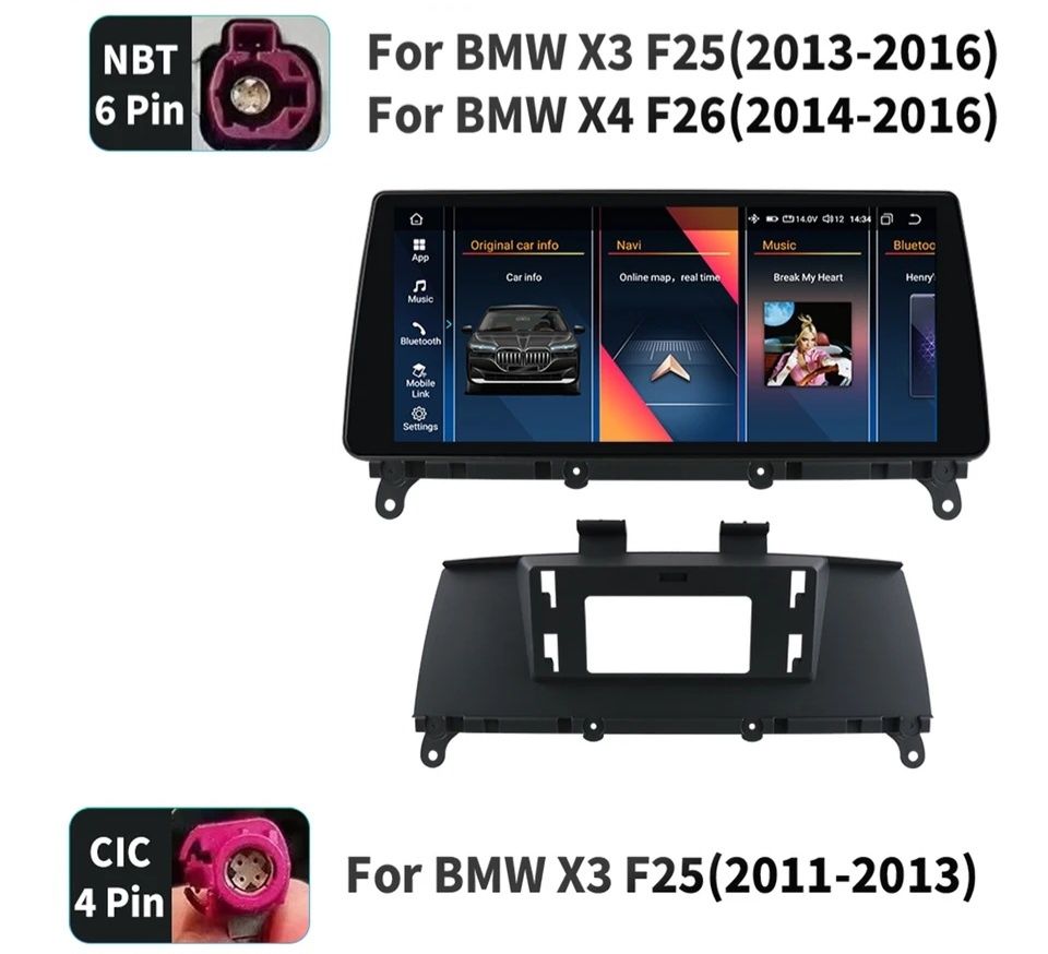 Navigatie Android Bmw Seria1,3,5,X3,X4,X5,X6,Seria E si F,E90 .