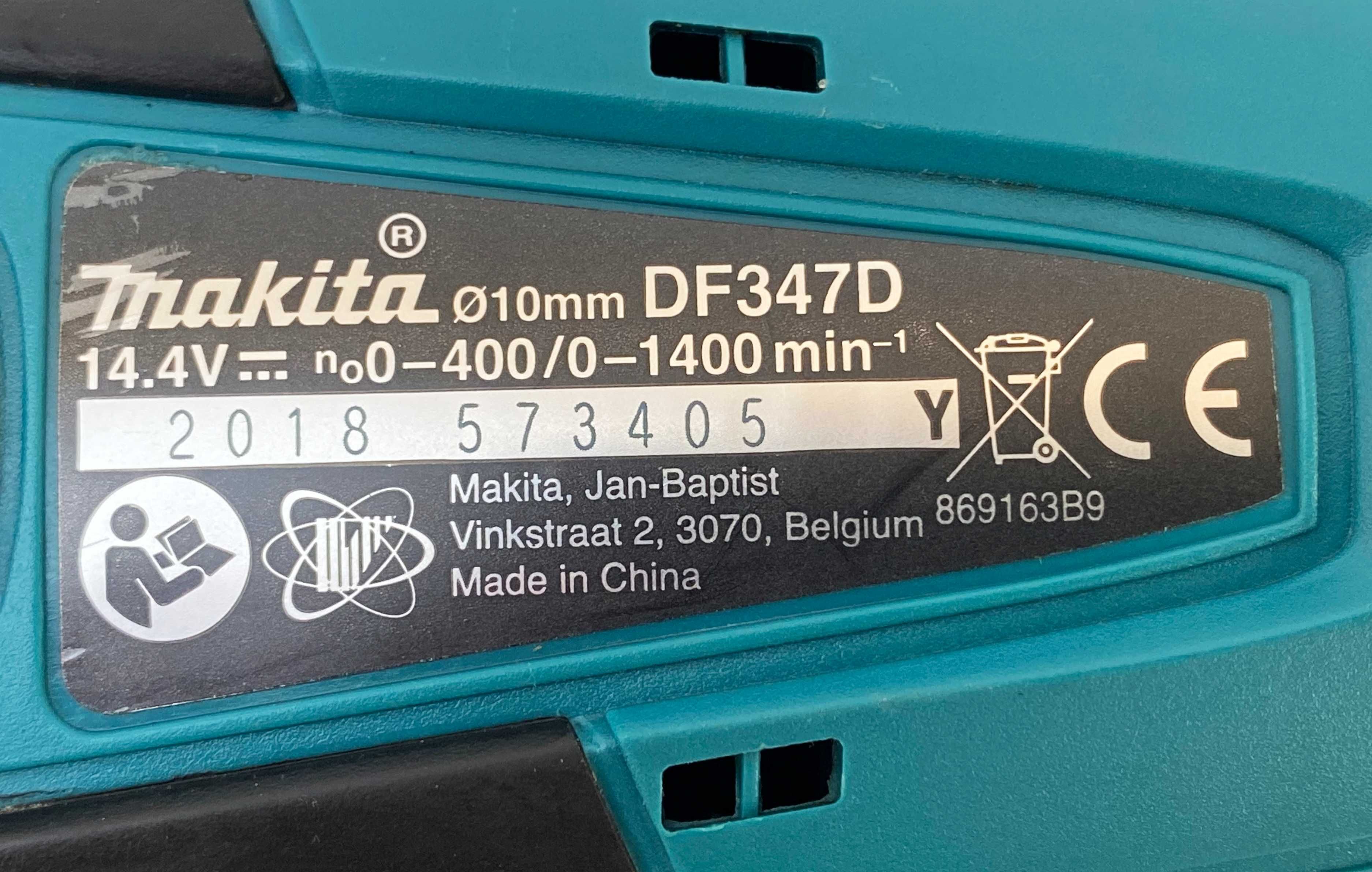 Makita DF347D - Акумулаторен винтоверт като нов!