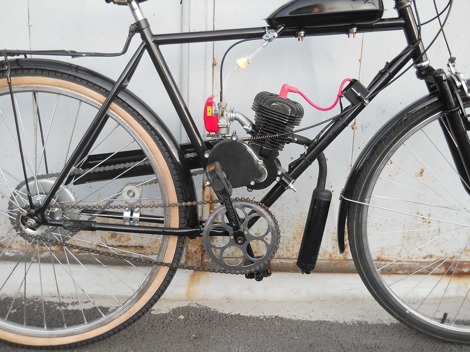 bicicleta cu motor  termic 2t