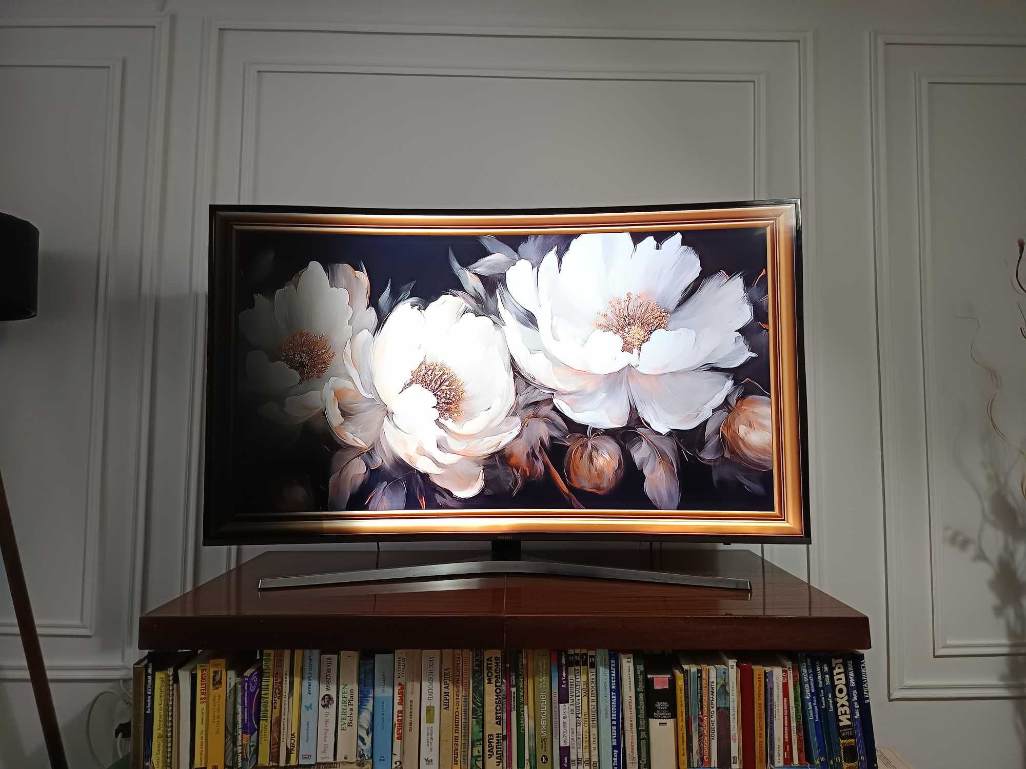 Телевизор Samsung Smart LED 55" 138 см Извит 4K Ultra HD Smart TV WiFi