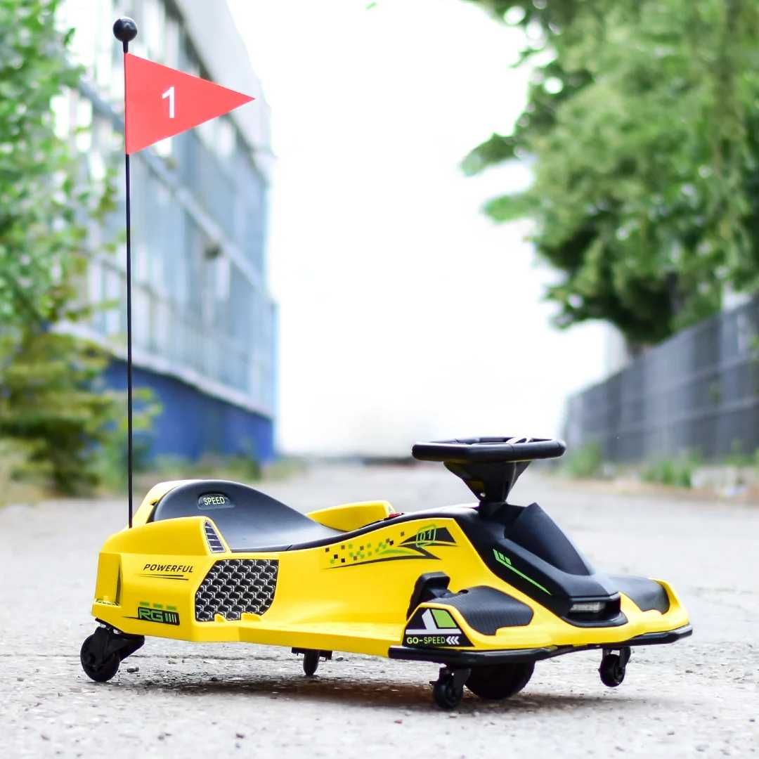 Детска Акумулаторна Количка Дрифт Картинг Rider Drift 360, 80W, 24V7Ah