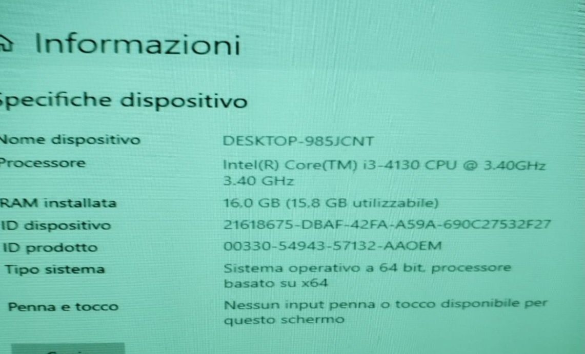 Vand sistem cu garantie desktop LENOVO INTEL