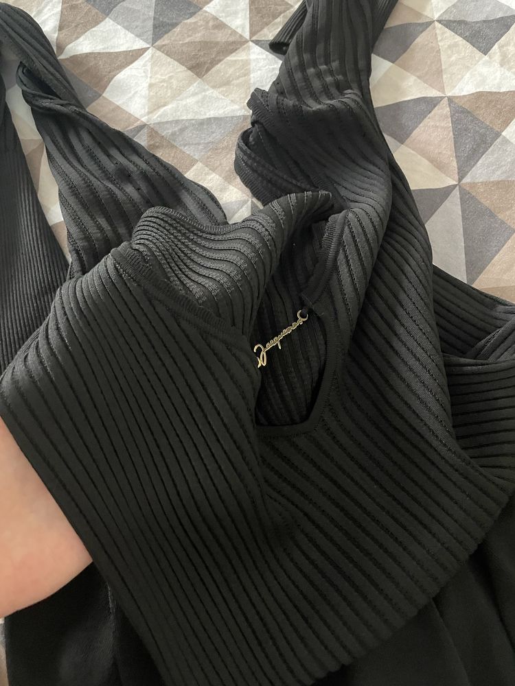 Оригинална черна рокля Jacquemus