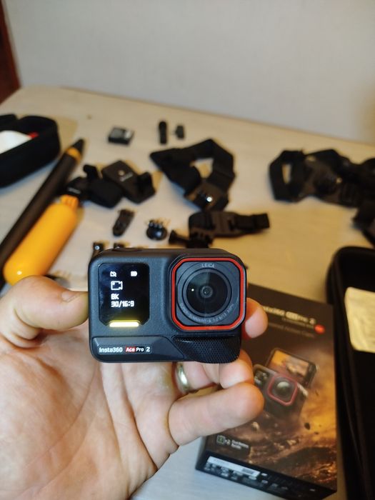 camera actiune insta ace pro 2+ card si accesorii