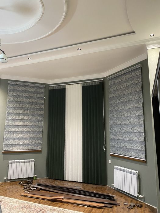 Jaluzi жалюзи парда плиссе комбо дикей plise combo dikey optom narxlar