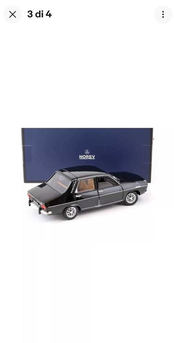 Macheta Renault 12 Norev scara 1/18  1973 Negru