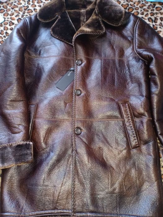 Дубленка новая с мягким внутренним мехом. Плащ демисезонный