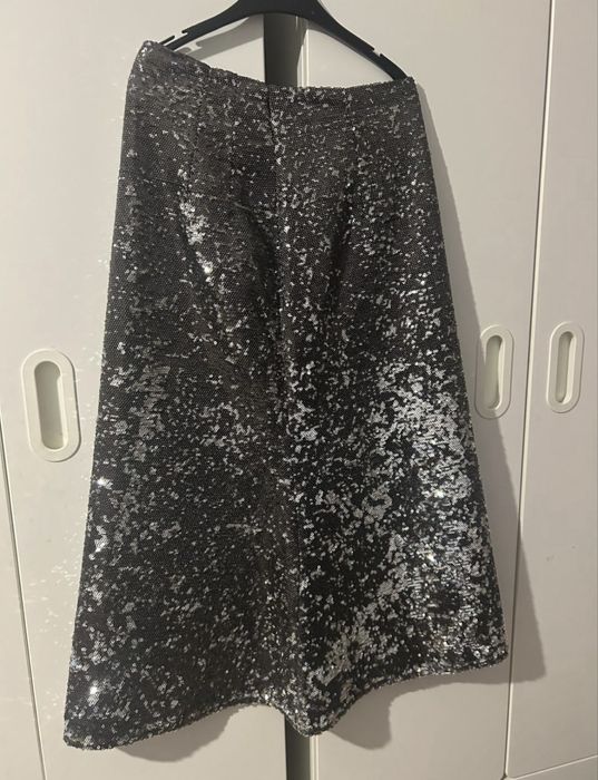Юбка с пайетками