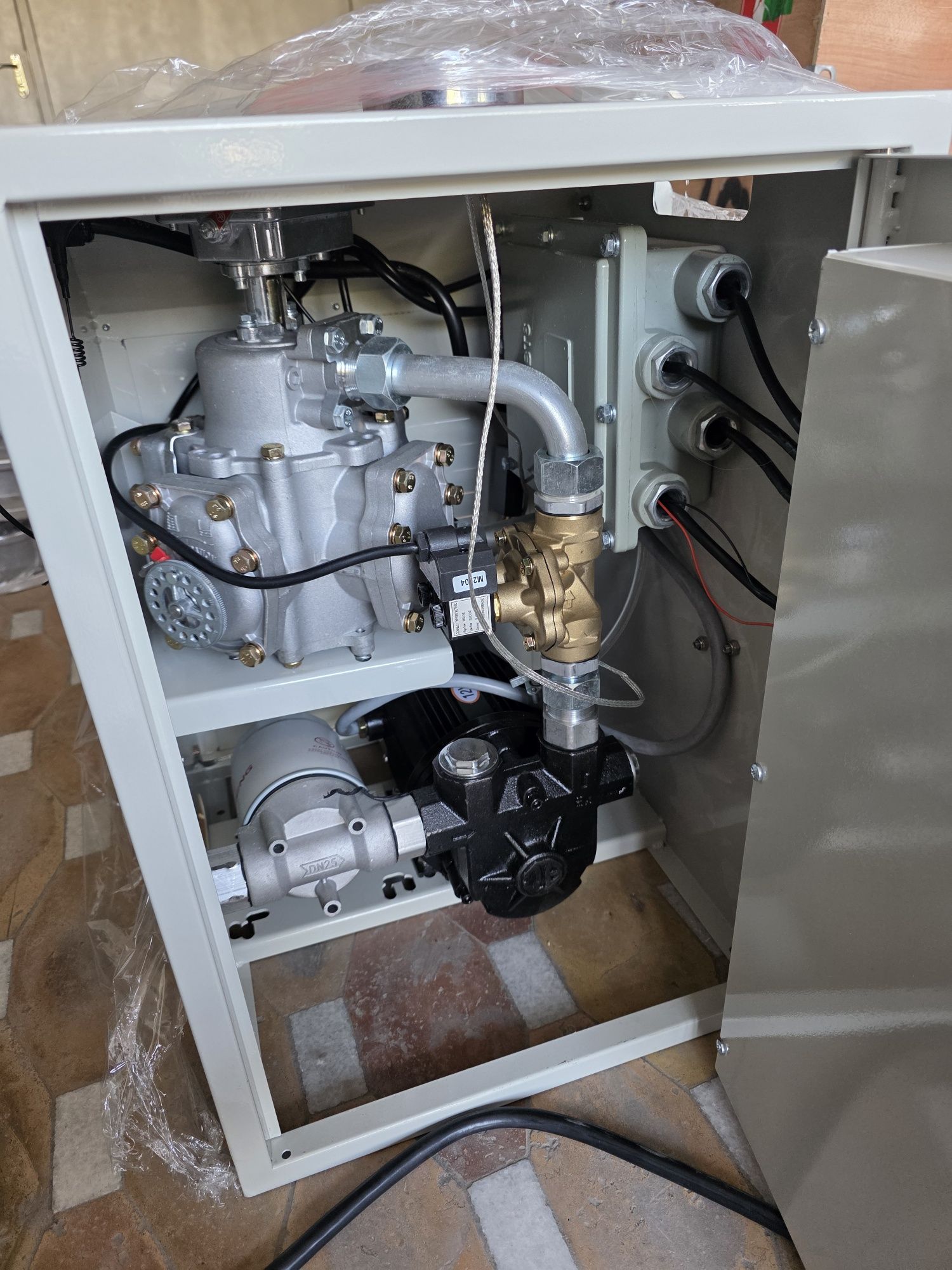 Мини калонка Азс трк бензоколонка Заправочный модуль- Заправочный насо