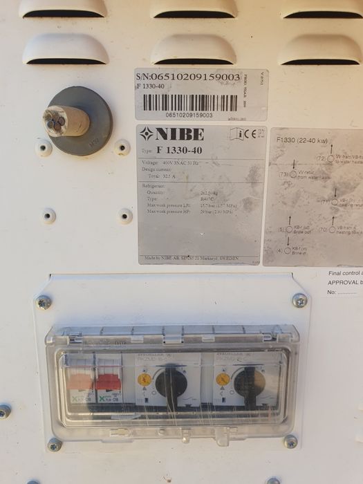 Pompe de caldura NIBE 20 Kw