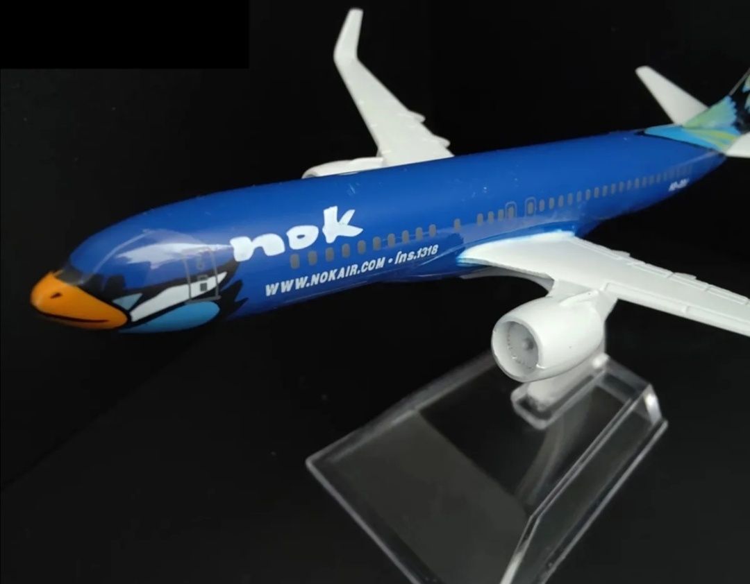 Macheta avion Thai Nok Airlines Bluebird / 16 cm / metal