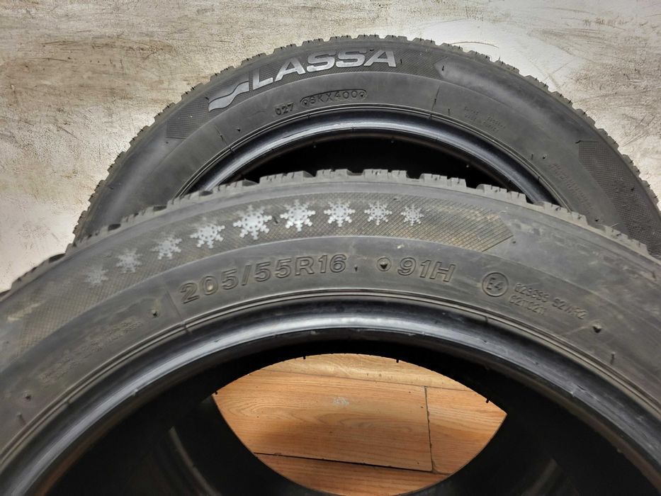 2 бр. 205/55/16 Lassa / зимни гуми
