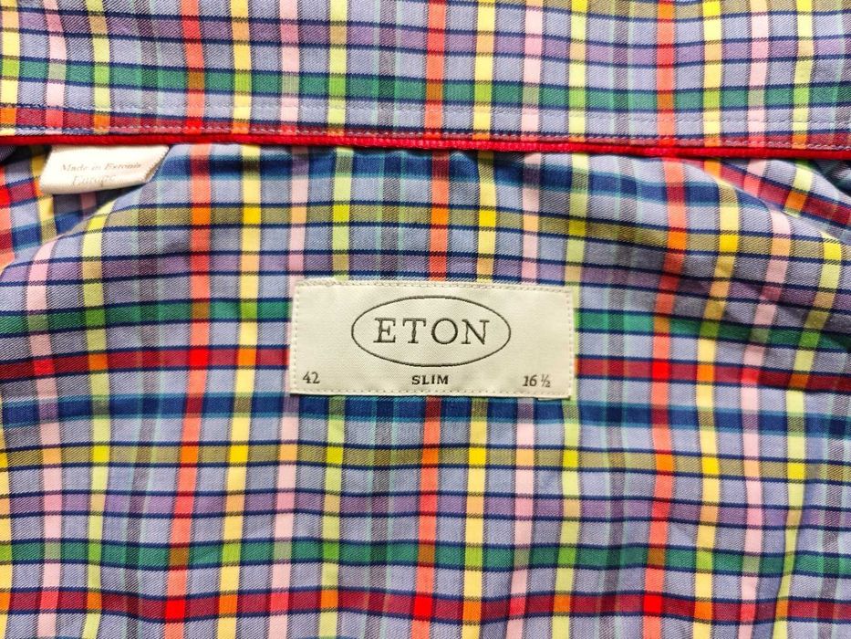 ETON Slim fit Оригинална мъжка риза размер 16.5 / 42