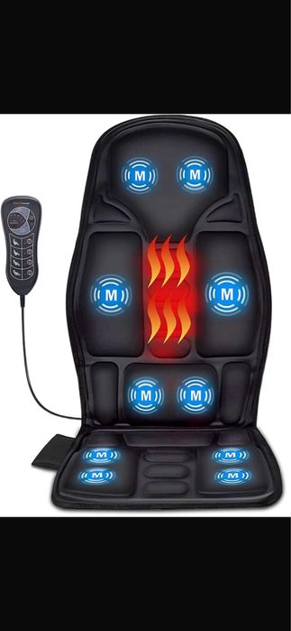 Pernă de masaj pentru scaun cu căldură si masaj si caldura - noua