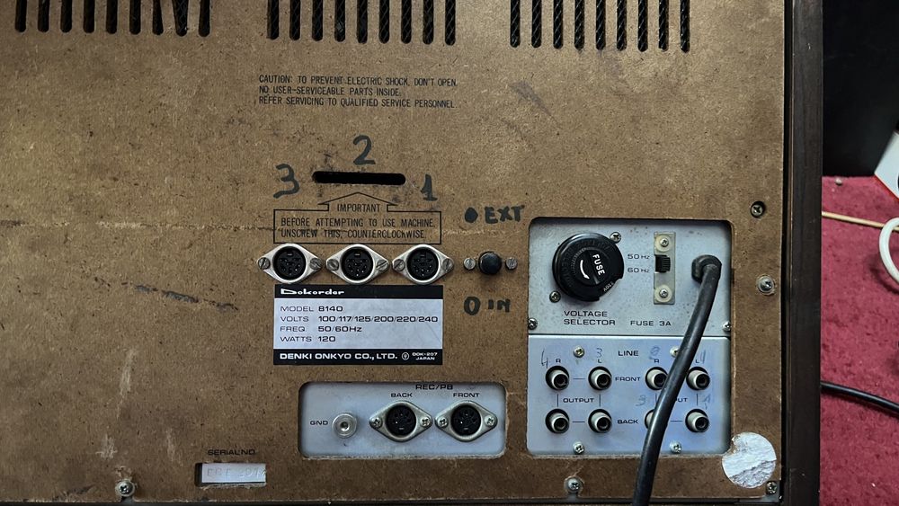 Magnetofon  vintage Dokorder 8140  Sound/Video Recorder and/or Player