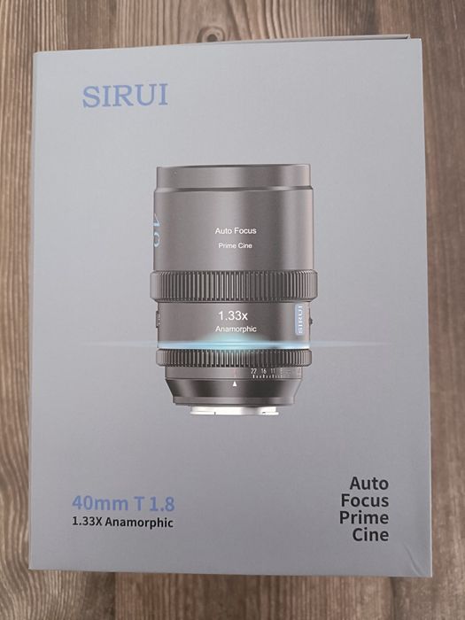 Sirui 40mm t1.8 1.33x E Mount Nou