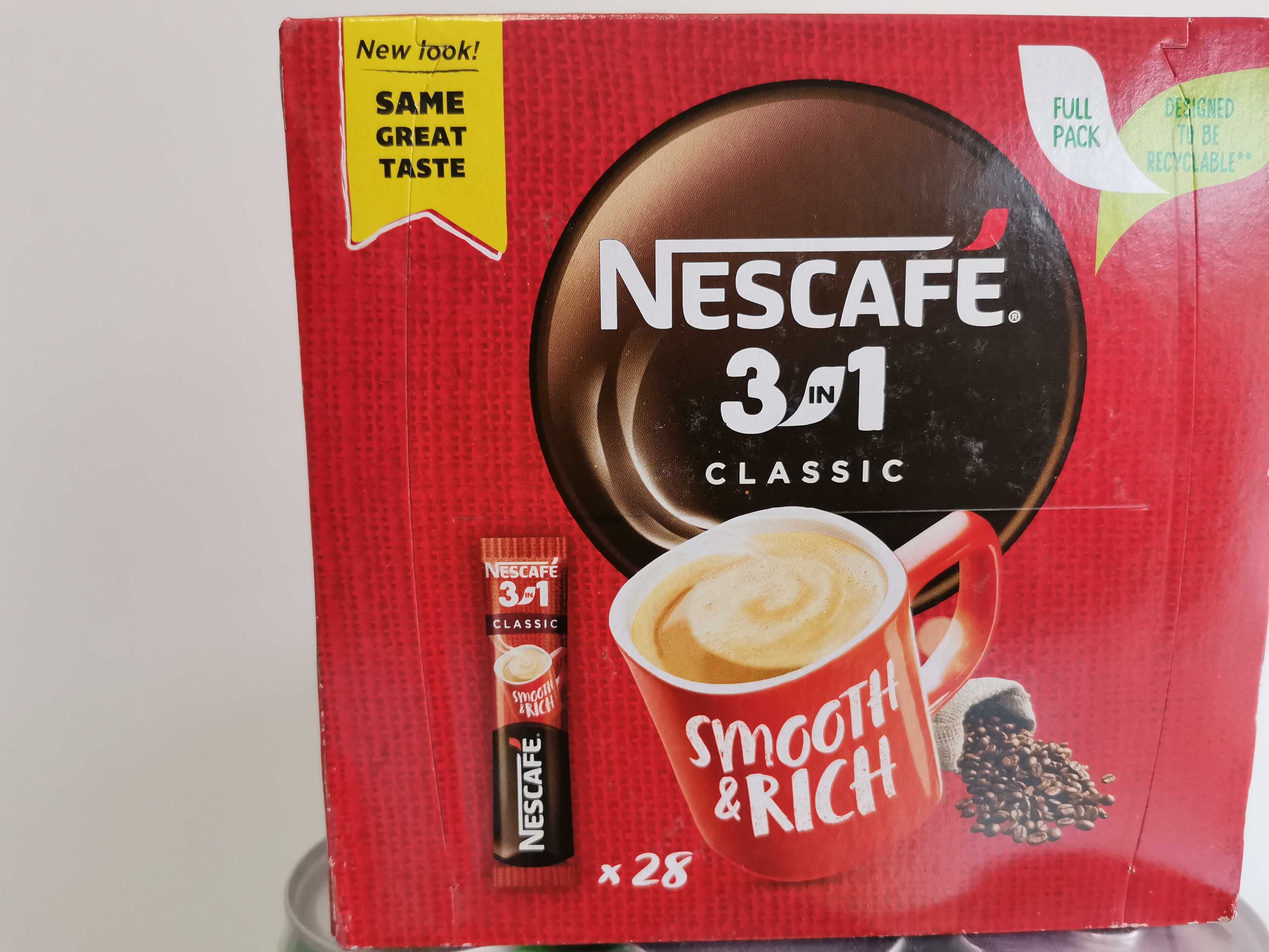 Нескафе 3 в 1   Nescafe 3 in 1 разтворима кафе напитка