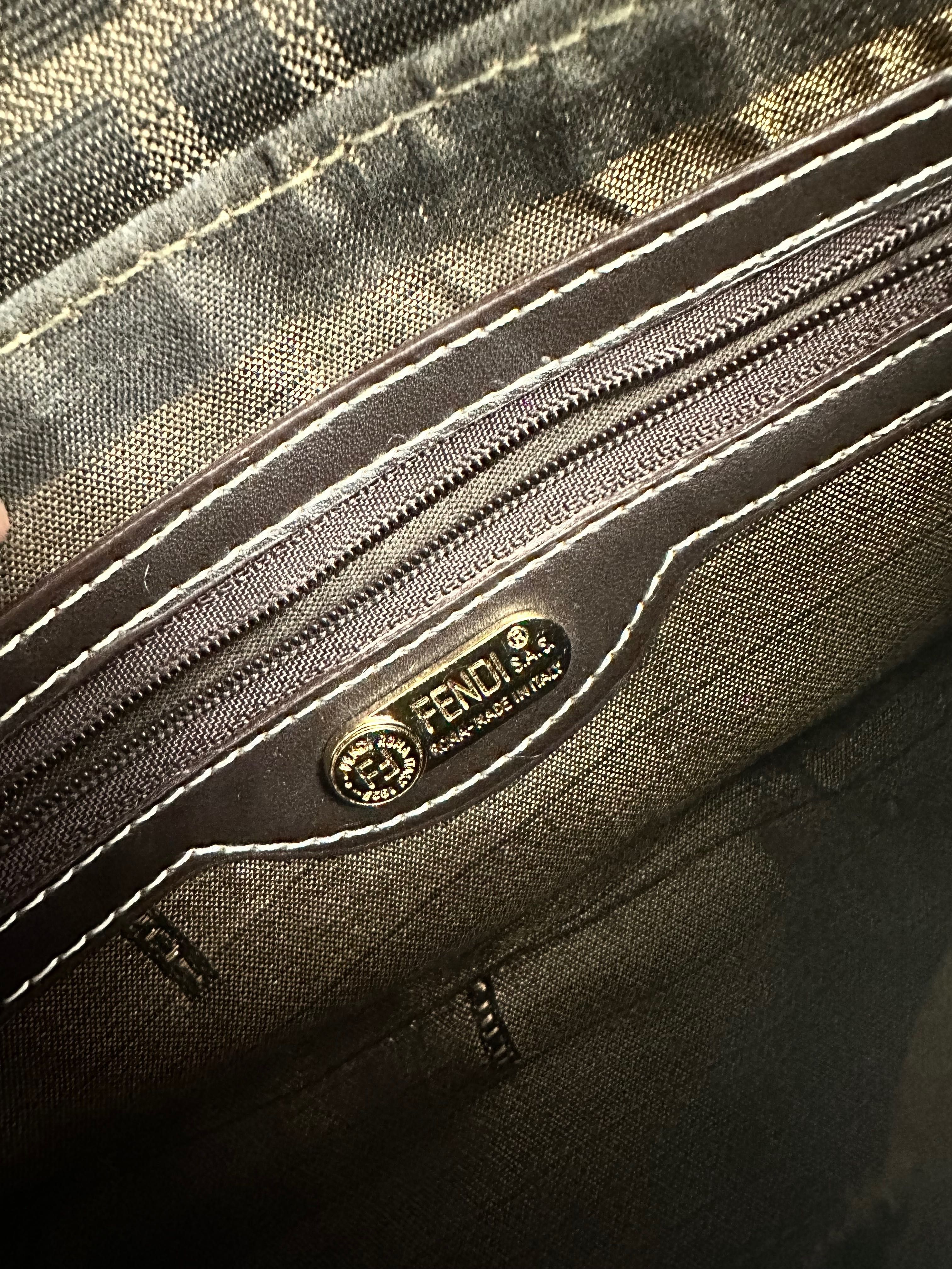 Fendi baguette cloth vintage чанта