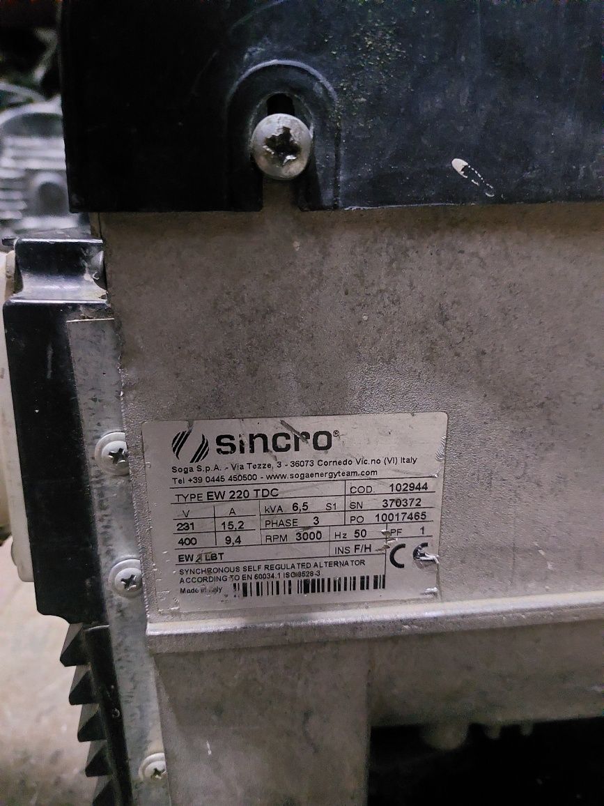 Generator 230v  380v + сварка