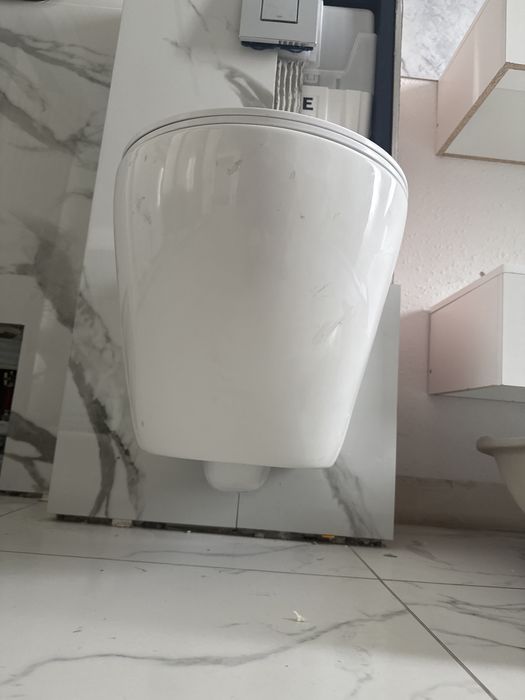 Унитаз подвесной nova новый с инсталляцией