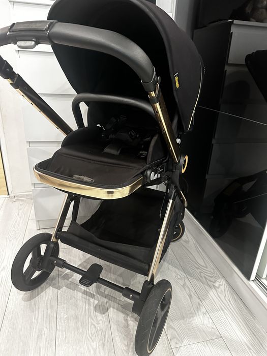Детска количка Chipolino - Елит, 3 в 1, черна