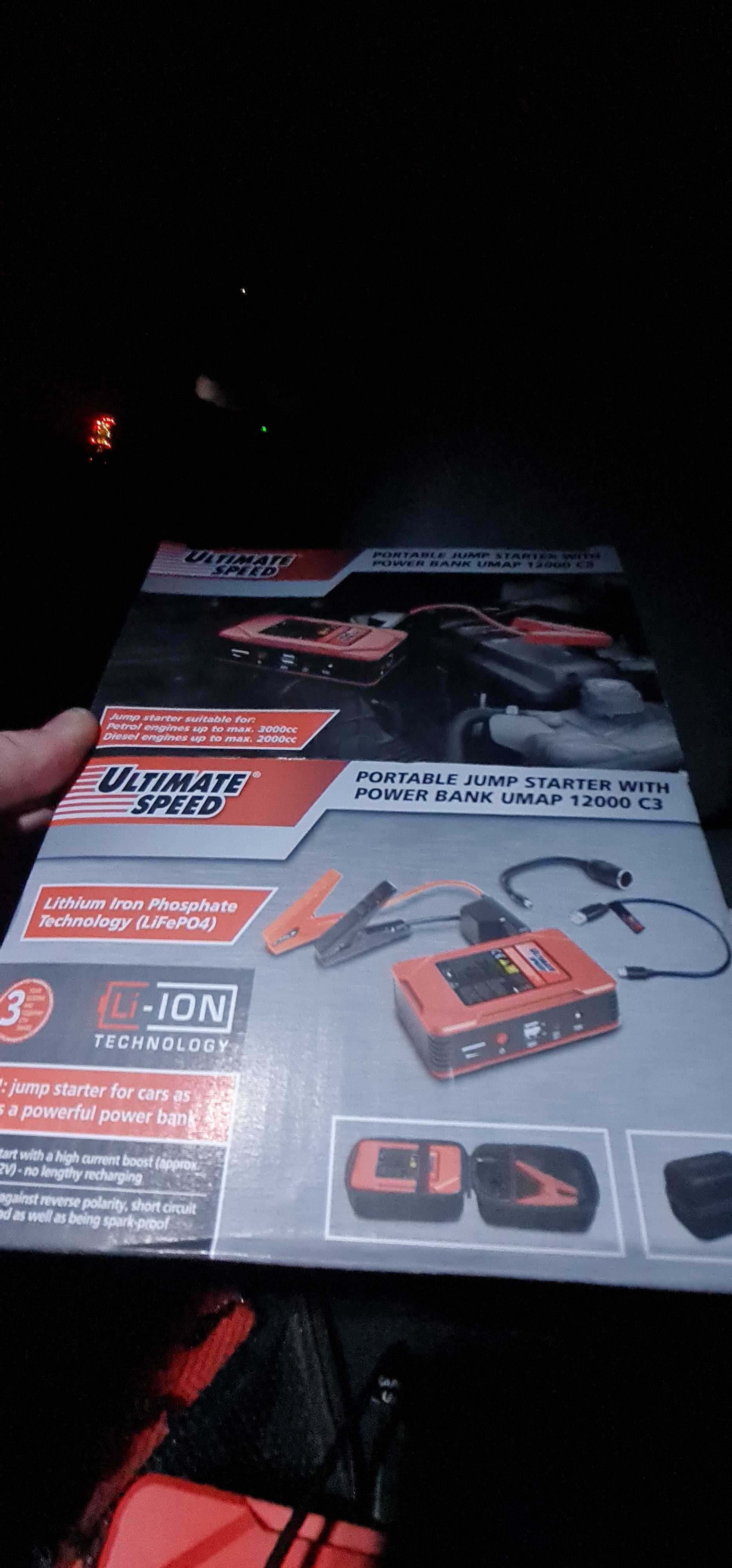Ultimate speed Portable Jump Starter With Power Bank UMAP 12000 B3