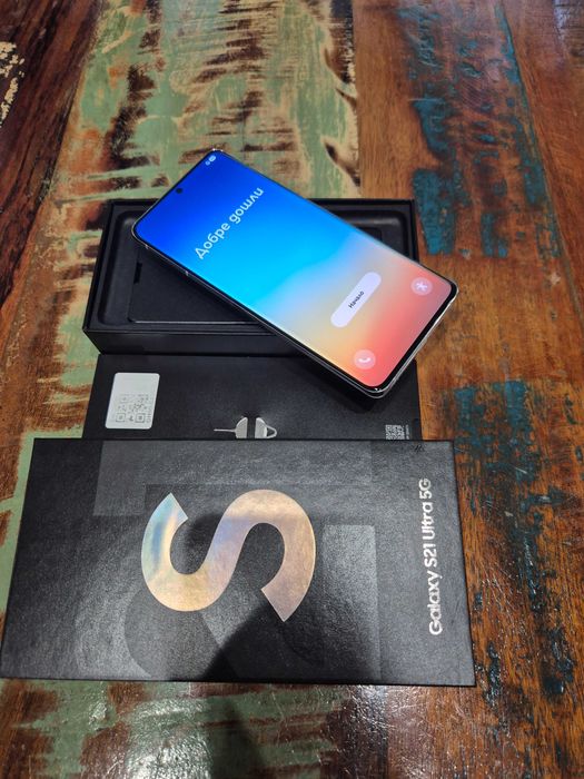Samsung Galaxy S21 Ultra 5G 256 GB отлично състояние