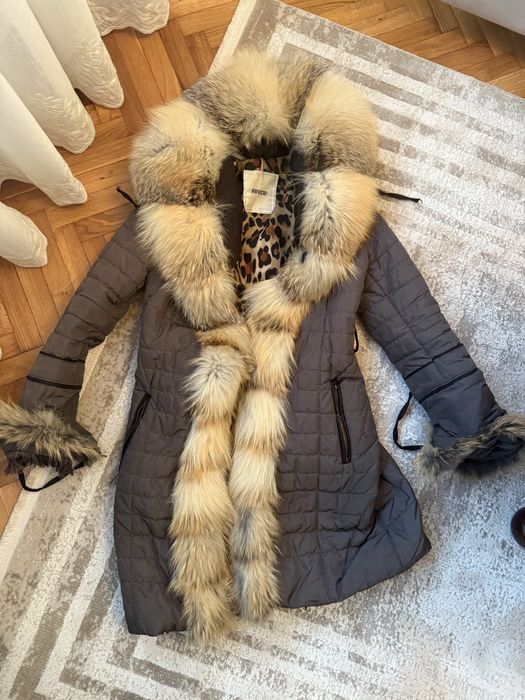 Geaca flo&clo blana naturala