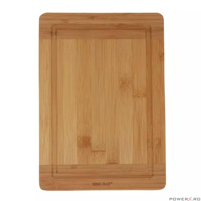 Tocator din bambus, universal, ecologic, 27 x 19 x 1,8 cm, Kinghoff