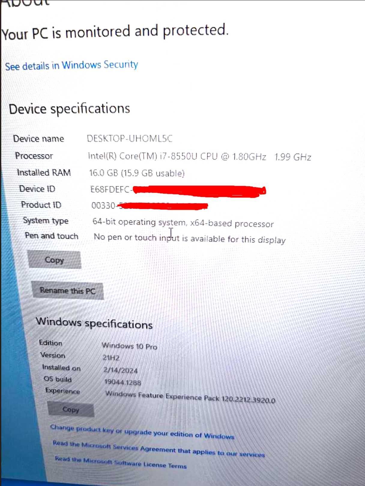 Лаптоп HP Probook  470 G5