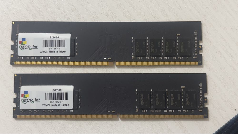 DDR4 2666 mhz 8gb (2шт) Оперативная память