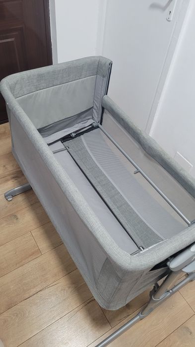 Patut Pliabil pentru copii JOIE ROOMIE Glide, Gri
