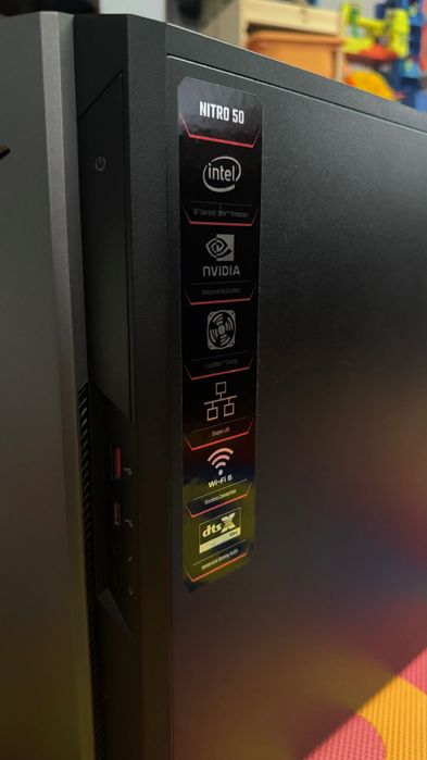 ACER Nitro N50-610, Intel i5-10400F, RAM 32GB, NVIDIA RTX 2060 SUPER