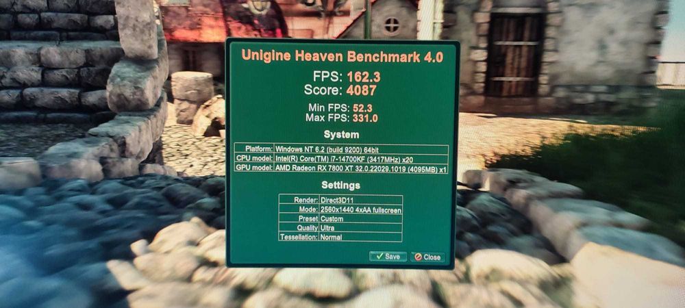 Placă Video Sapphire RX 7800 XT MBA 16GB GDDR6 – stare excelentă