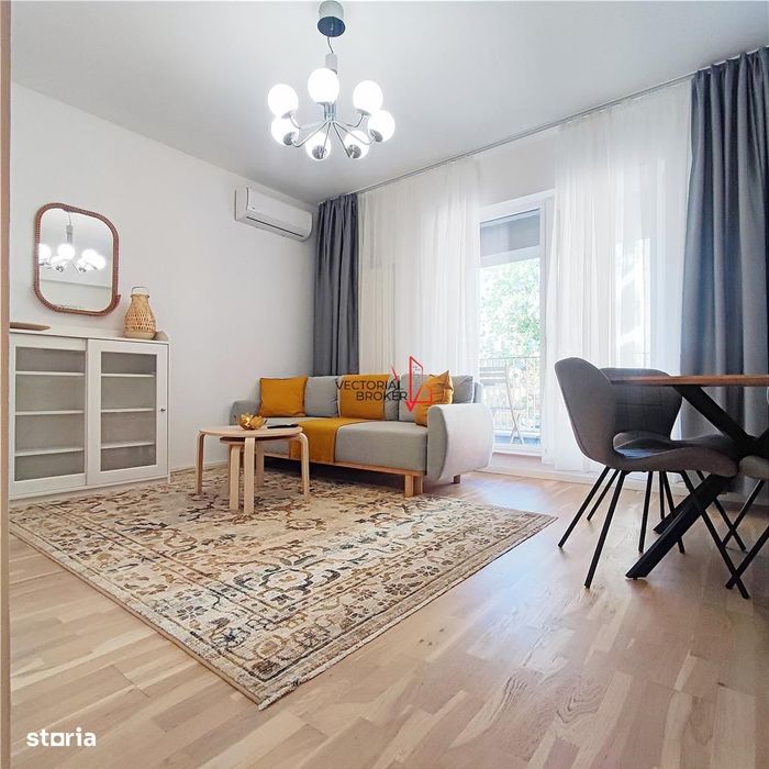 Apartament cu centrala+loc parcare subteran, et.1\/5, metrou Iancului