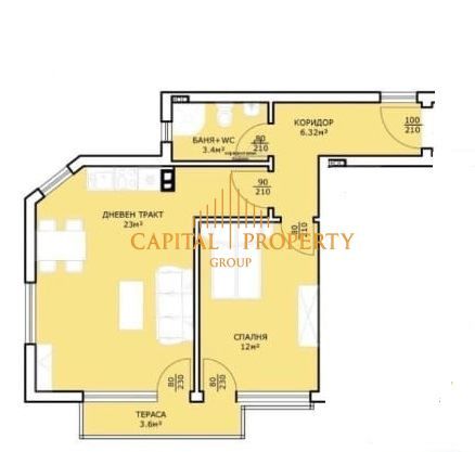 Двустаен апартамент, ново строителство, м-т Кабакум , Варна