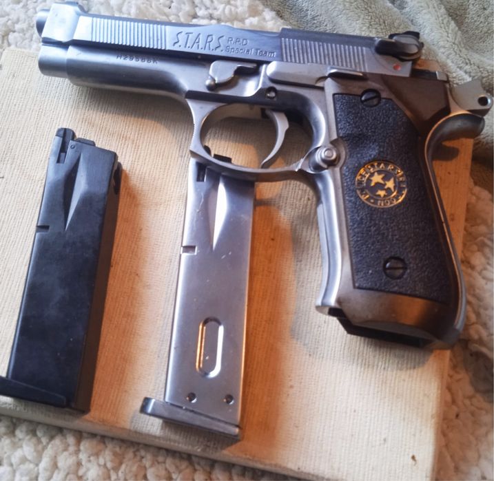 Pistol Beretta M92 full metal Crom Greengaz+ CO2