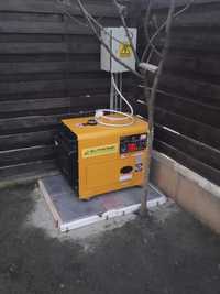 Vand generator mobil 7,5Kw 230v/400v diesel Super-Silent EM9000DE